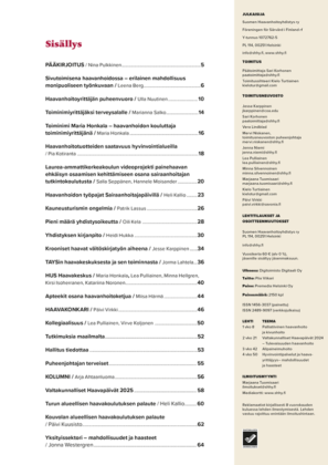 eHaava 4 / 2024 - sisällys